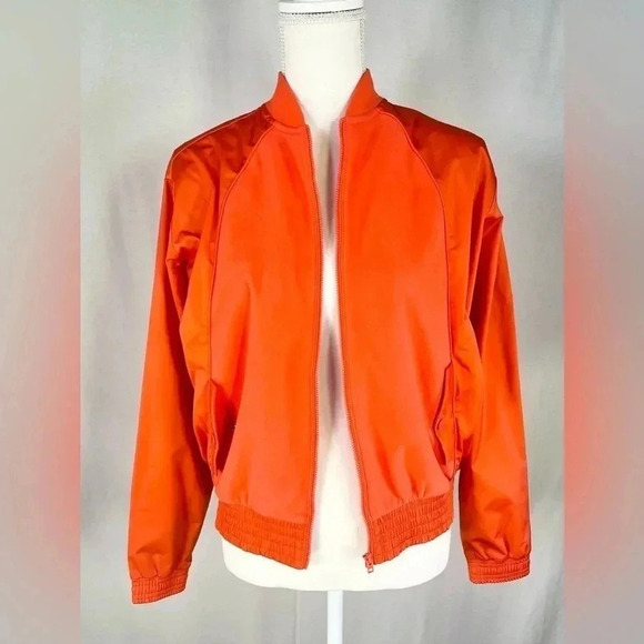 ATHLETA  Jacket Zion Microfleece Long Sleeve Orange Full Zip Women’s Size XS - Picture 4 of 15
